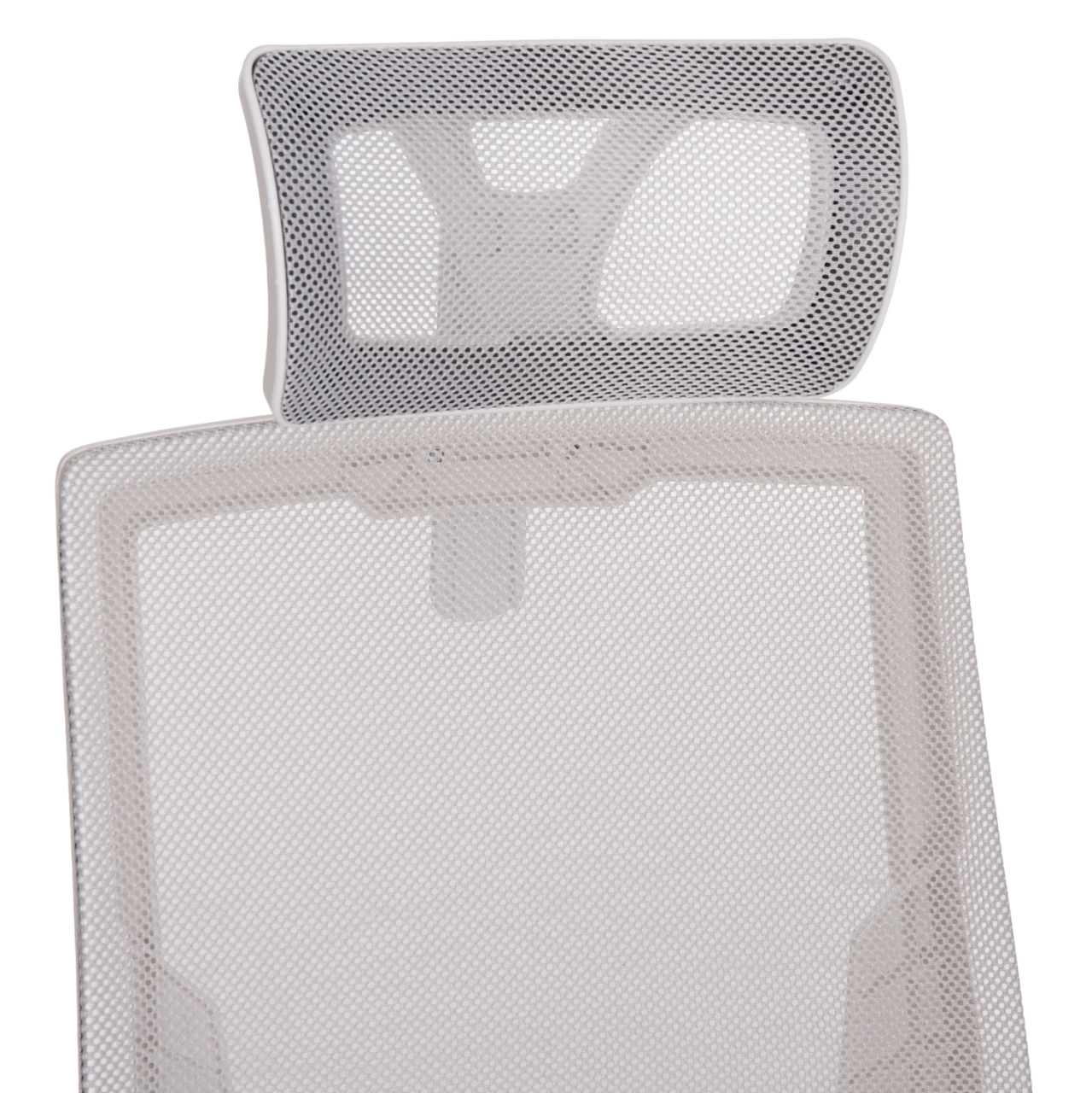 OFFICE CHAIR MATRON HM1226.02 WHITE PP--LIGHT GREY MESH FABRIC 59x55x115Hcm. [7]