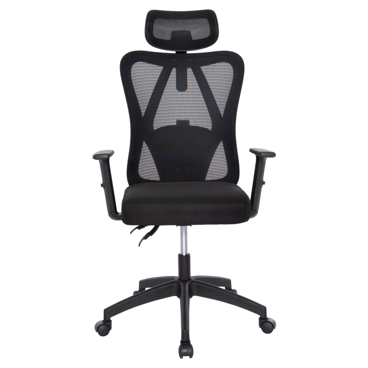 OFFICE CHAIR MEXER ΗΜ1195.01 BLACK MESH-BLACK PP BASE 68x70x136Hcm. [3]