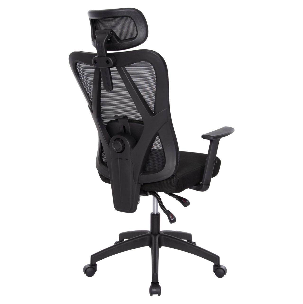 OFFICE CHAIR MEXER ΗΜ1195.01 BLACK MESH-BLACK PP BASE 68x70x136Hcm. [5]