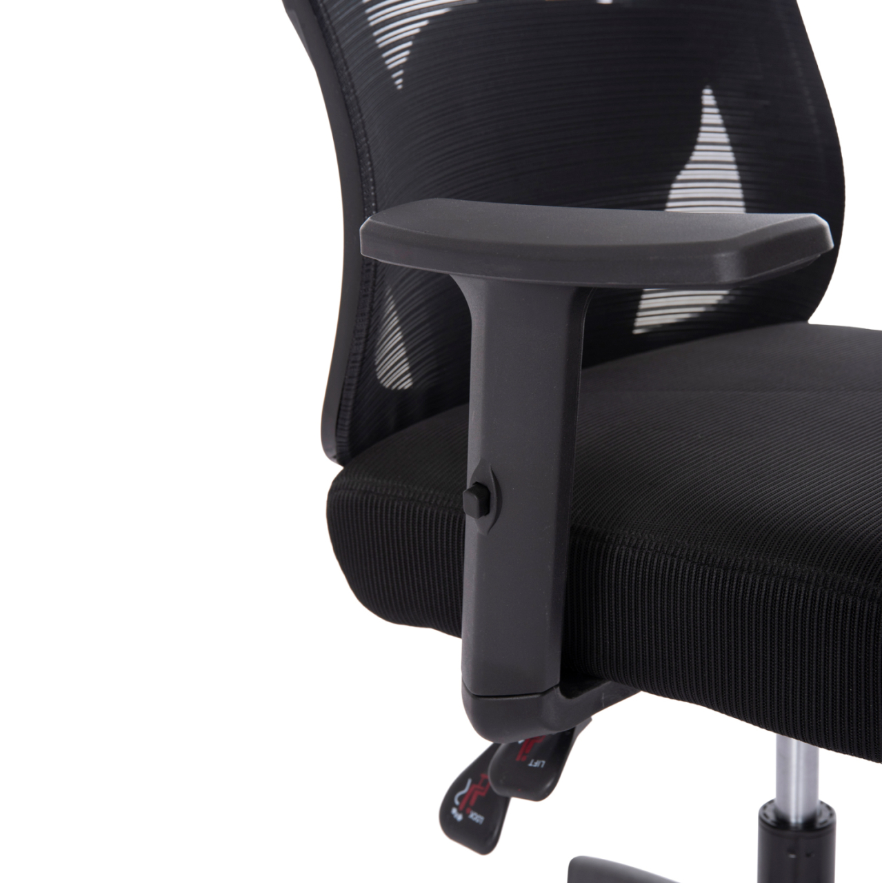 OFFICE CHAIR MEXER ΗΜ1195.01 BLACK MESH-BLACK PP BASE 68x70x136Hcm. [9]