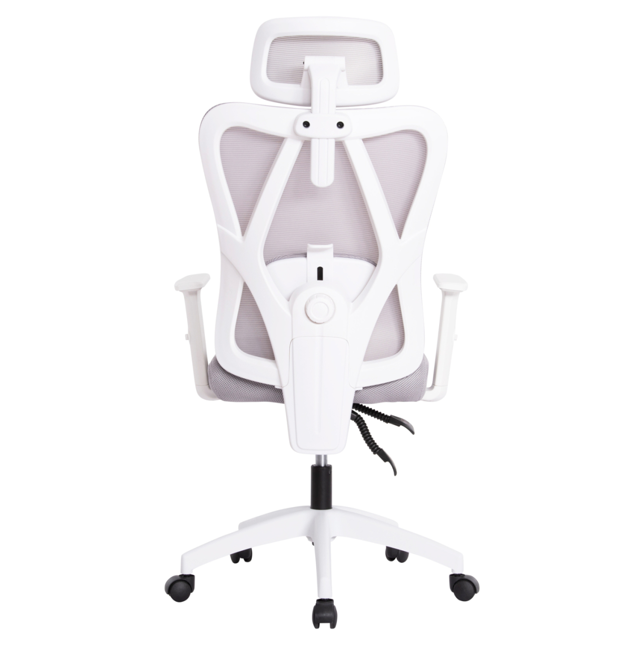 OFFICE CHAIR MEXER HM1195.02 GREY MESH-WHITE PP BASE 68x70x136Hcm. [7]