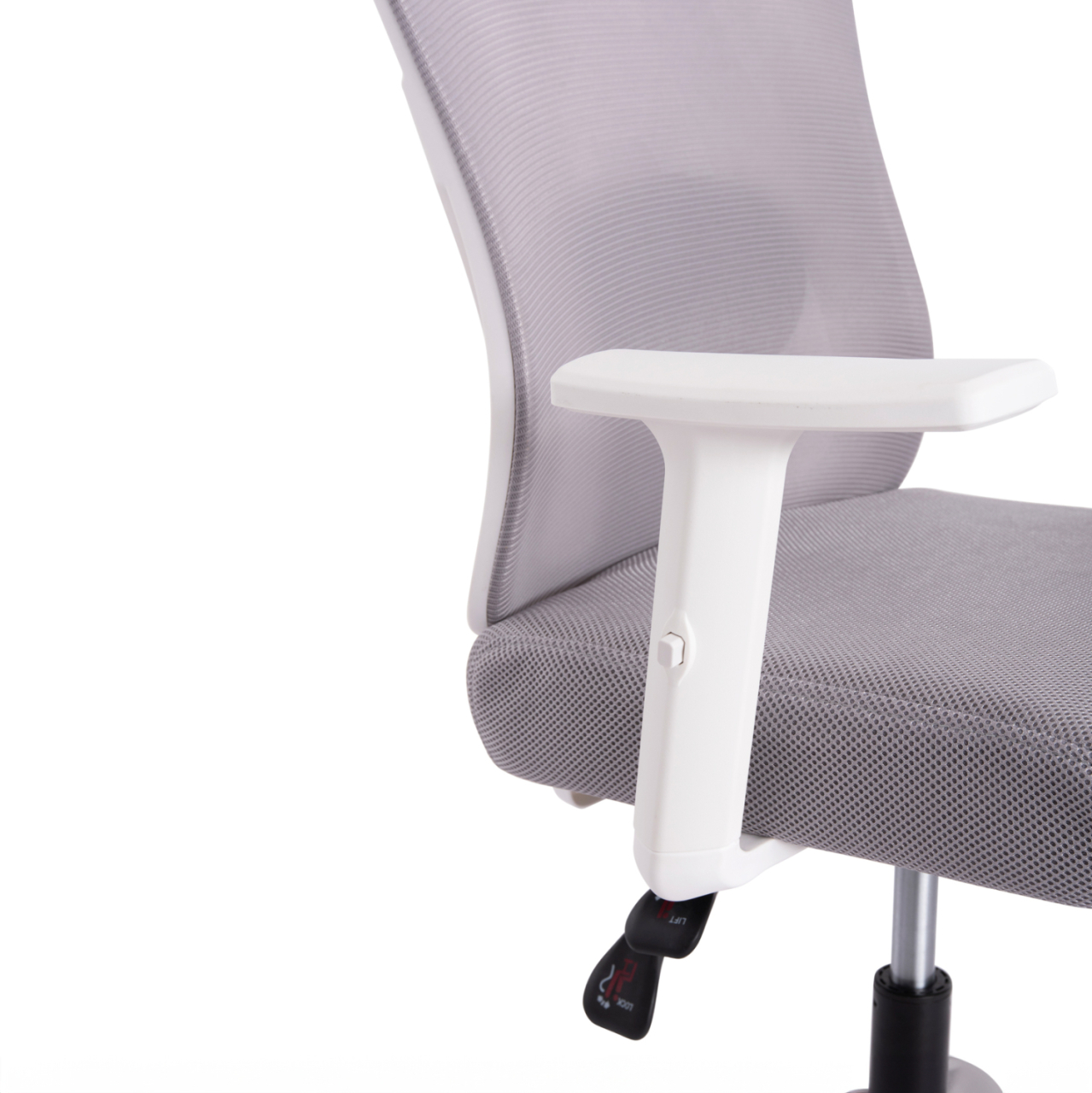 OFFICE CHAIR MEXER HM1195.02 GREY MESH-WHITE PP BASE 68x70x136Hcm. [9]