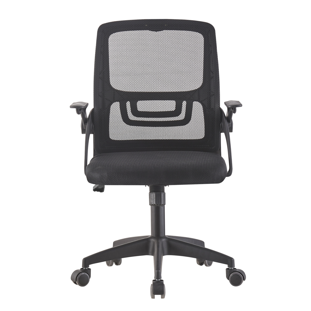 OFFICE CHAIR NETTIS HM1220.01 BLACK MESH--POLYPROPYLENE BASE 47x47x109-119Hcm [2]