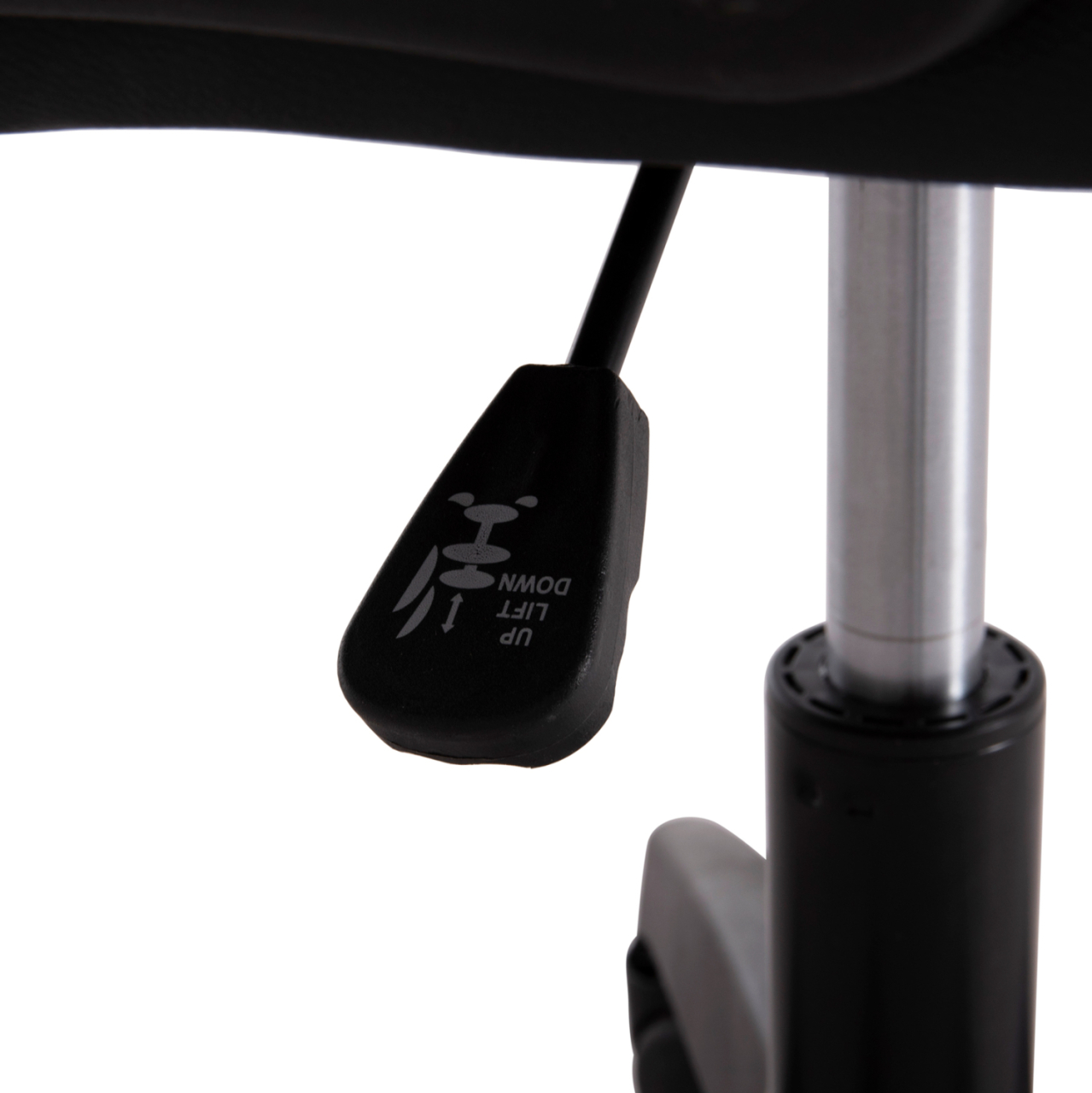 OFFICE CHAIR NIM HM1200.01 BLACK PVC-BLACK FRAME AND BASE 58x65x100Hcm. [9]