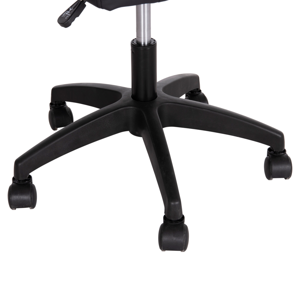 OFFICE CHAIR NIM HM1200.01 BLACK PVC-BLACK FRAME AND BASE 58x65x100Hcm. [10]