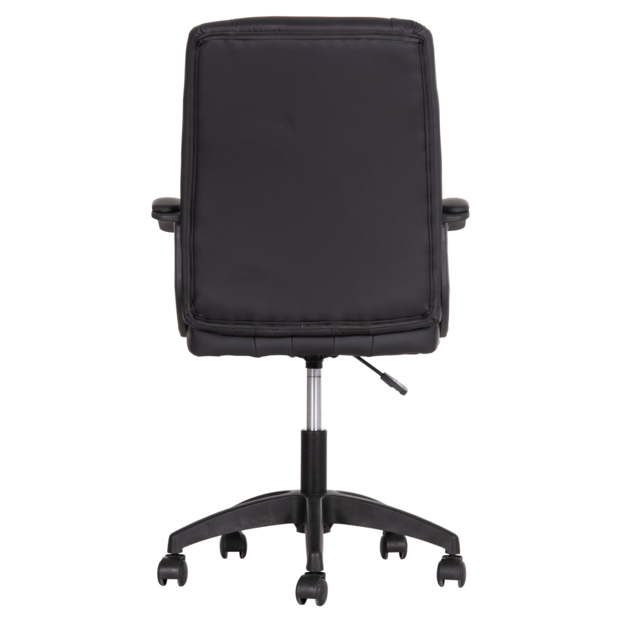 OFFICE CHAIR NIM HM1200.01 BLACK PVC-BLACK FRAME AND BASE 58x65x100Hcm. [6]