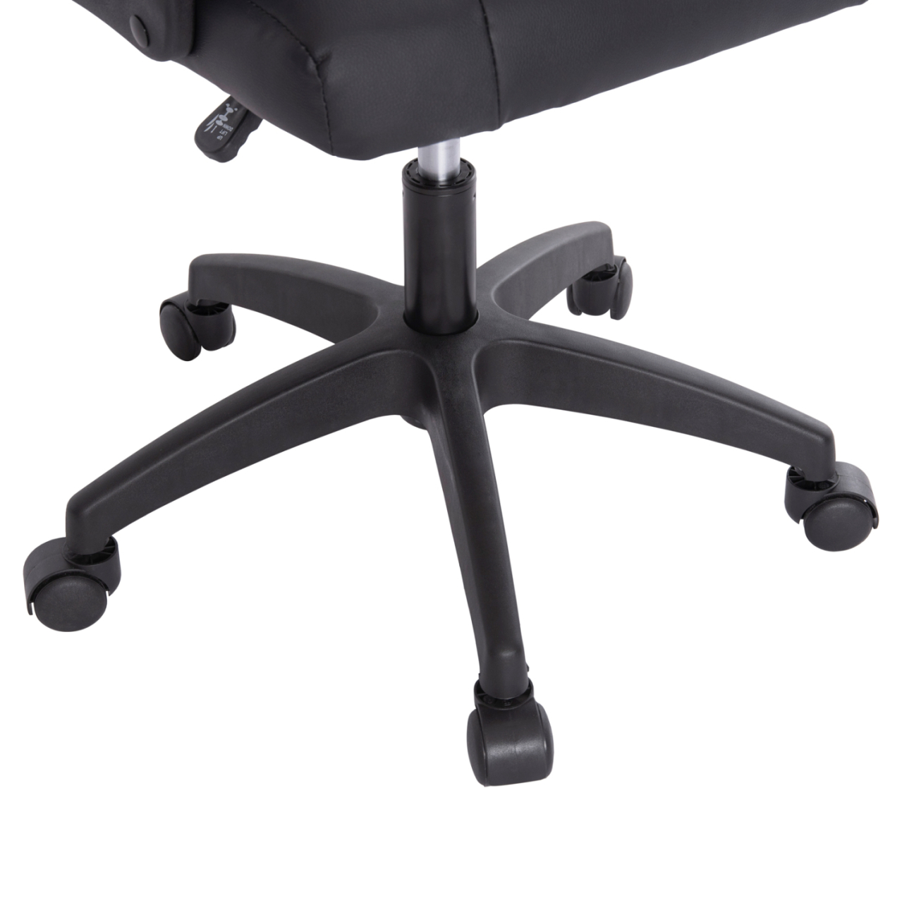 OFFICE CHAIR NIMBLE HM1199.01 BLACK PVC-BLACK FRAME AND BASE 59x64x122Hcm. [10]