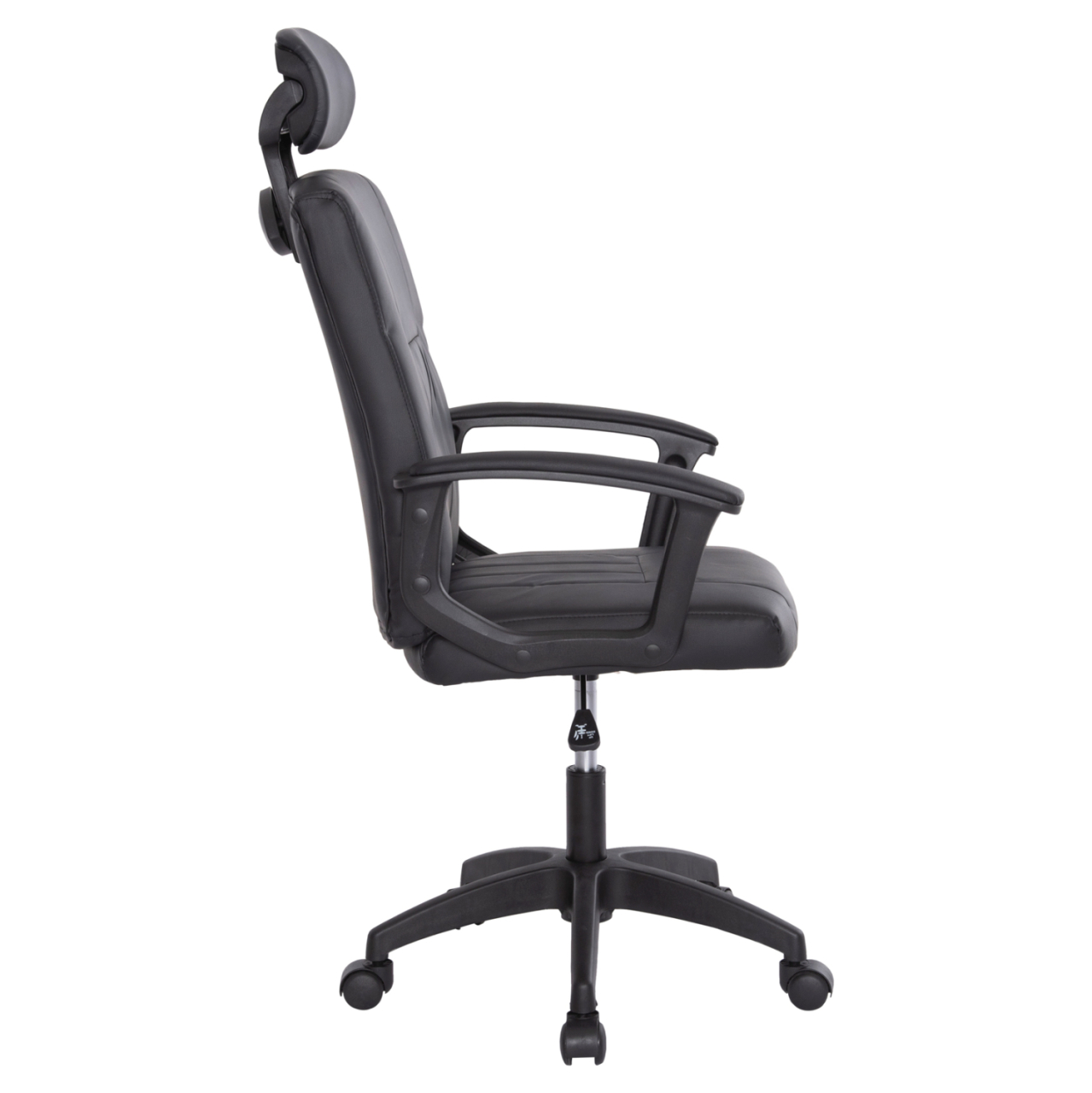 OFFICE CHAIR NIMBLE HM1199.01 BLACK PVC-BLACK FRAME AND BASE 59x64x122Hcm. [4]