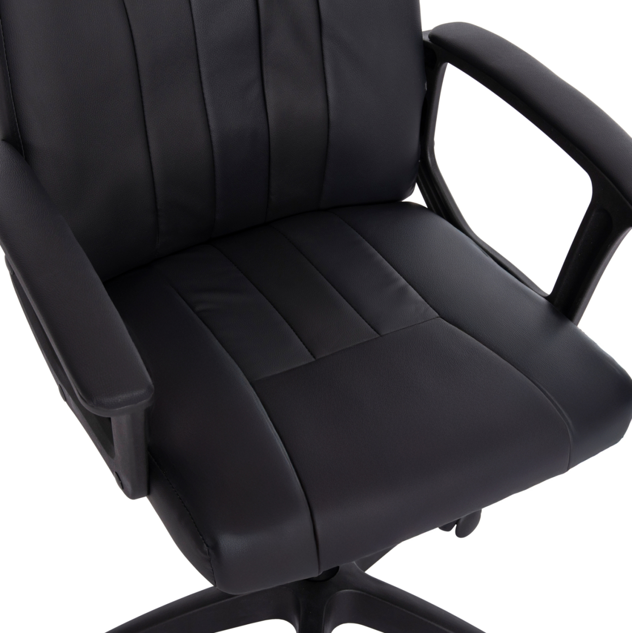 OFFICE CHAIR NIMBLE HM1199.01 BLACK PVC-BLACK FRAME AND BASE 59x64x122Hcm. [7]