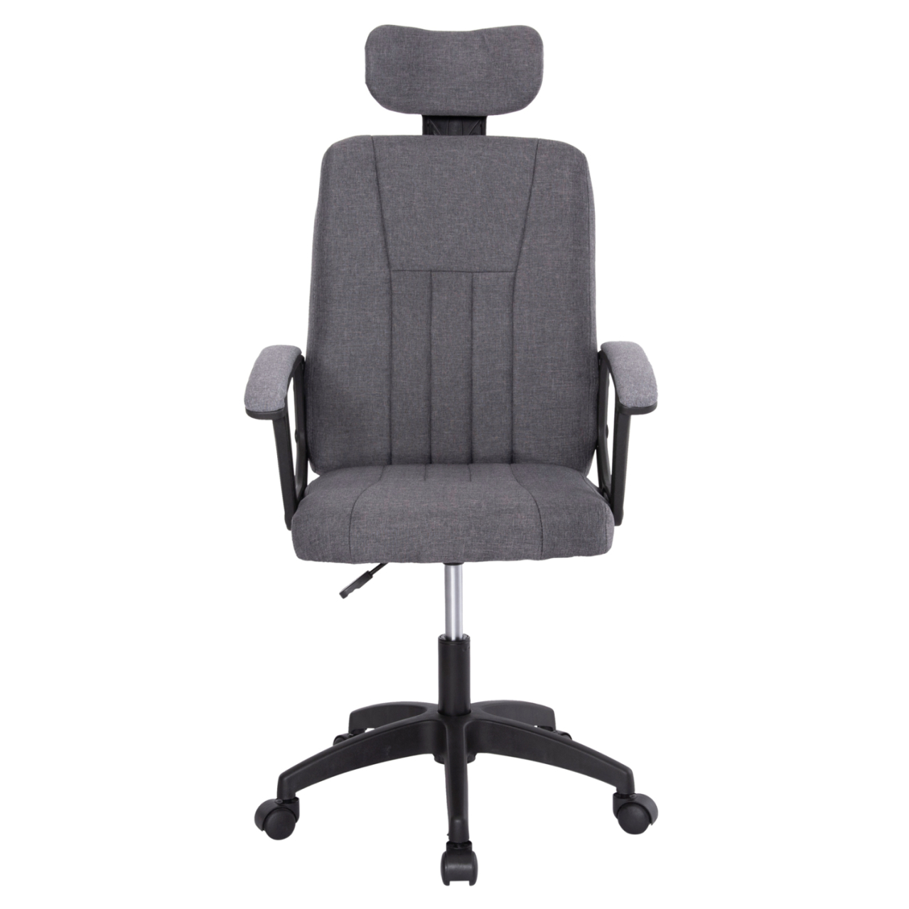 OFFICE CHAIR NIMBLE HM1199.12 GREY FABRIC-BLACK FRAME AND BASE 59x64x122Hcm. [3]