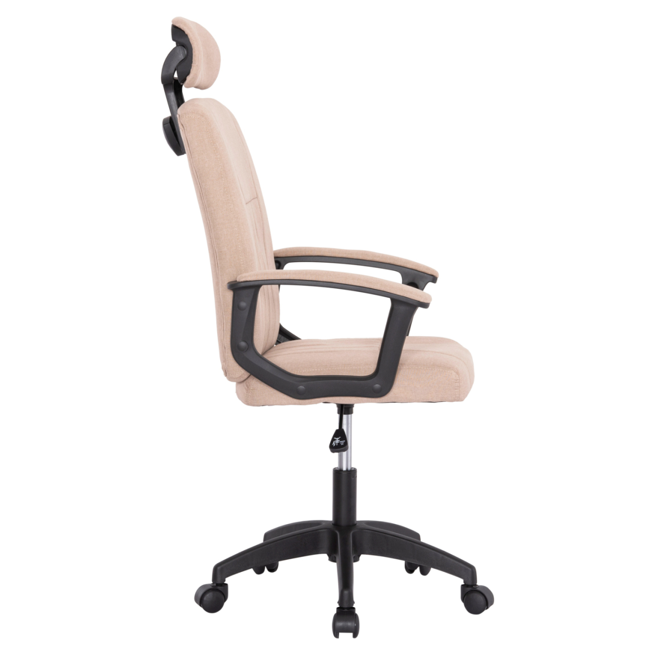 OFFICE CHAIR NIMBLE HM1199.13 KHAKI FABRIC-BLACK FRAME AND BASE 59x64x122Hcm. [4]