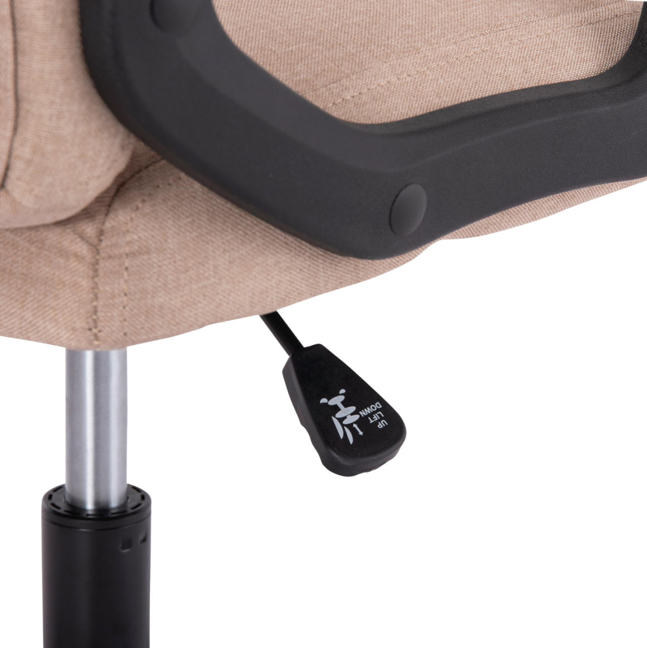 OFFICE CHAIR NIMBLE HM1199.13 KHAKI FABRIC-BLACK FRAME AND BASE 59x64x122Hcm. [9]