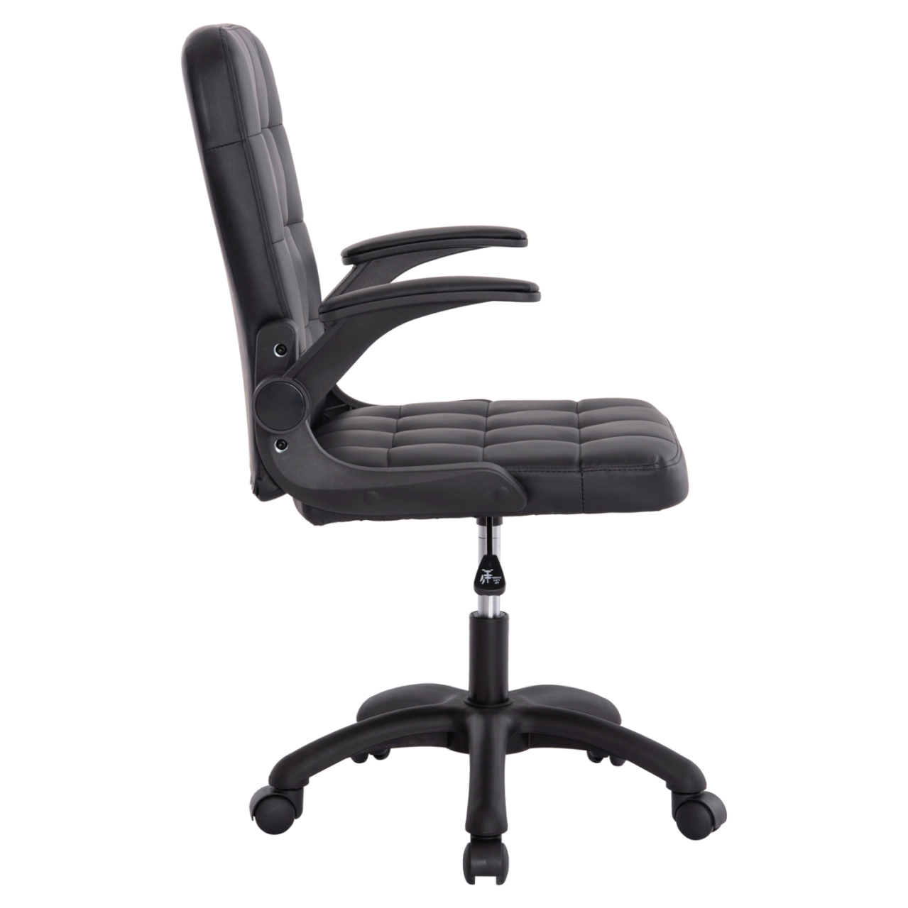 OFFICE CHAIR PORTIMA HM1197.01 BLACK PVC-FRAME and BASE 69x57x97Hcm. [4]