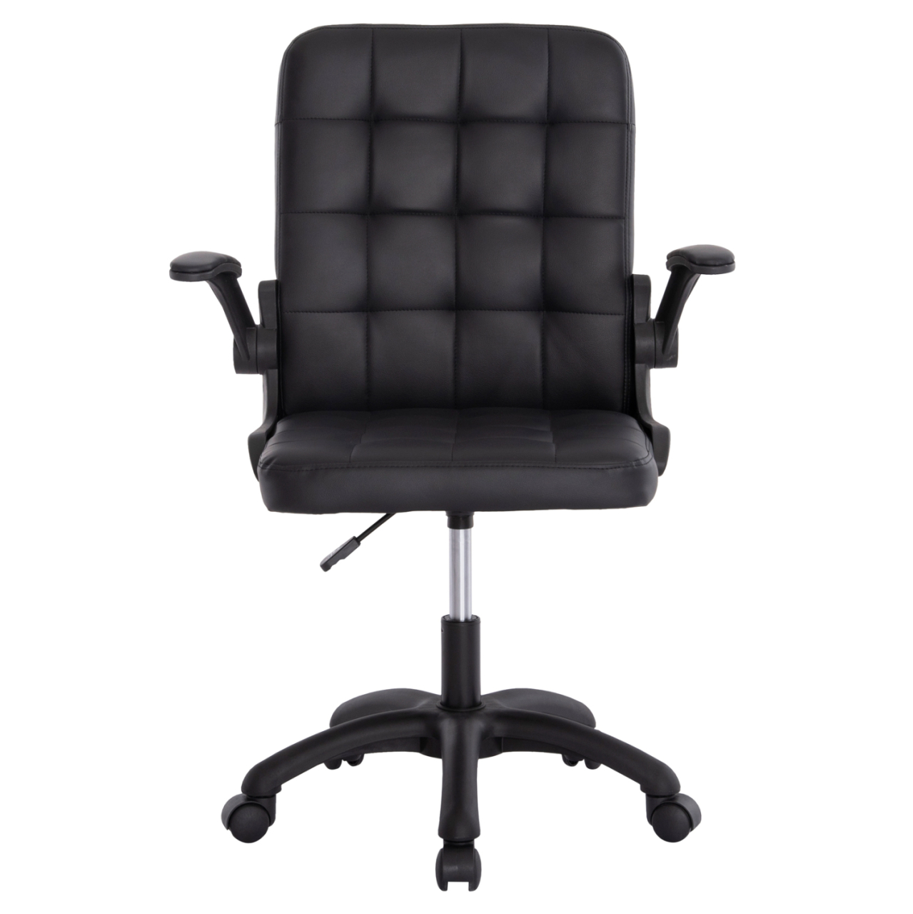 OFFICE CHAIR PORTIMA HM1197.01 BLACK PVC-FRAME and BASE 69x57x97Hcm. [3]
