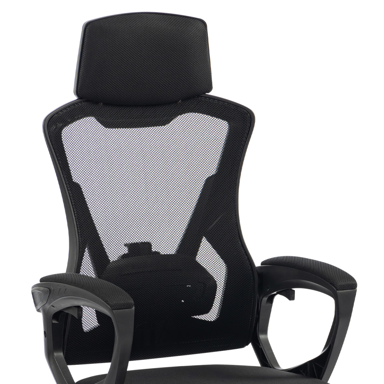 OFFICE CHAIR SALAS HM1223.01 POLYPROPYLENE and MESH IN BLACK 60x60x118-128Hcm. [8]