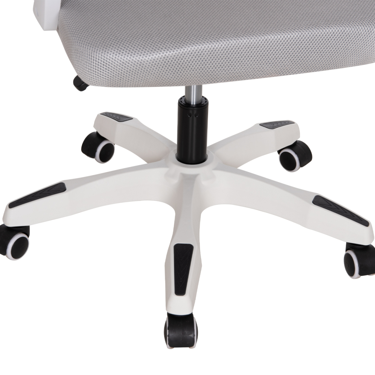 OFFICE CHAIR SALAS HM1223.02 P.P. IN WHITE--MESH FABRIC IN LIGHT GREY 57x71x110-120Hcm. [9]