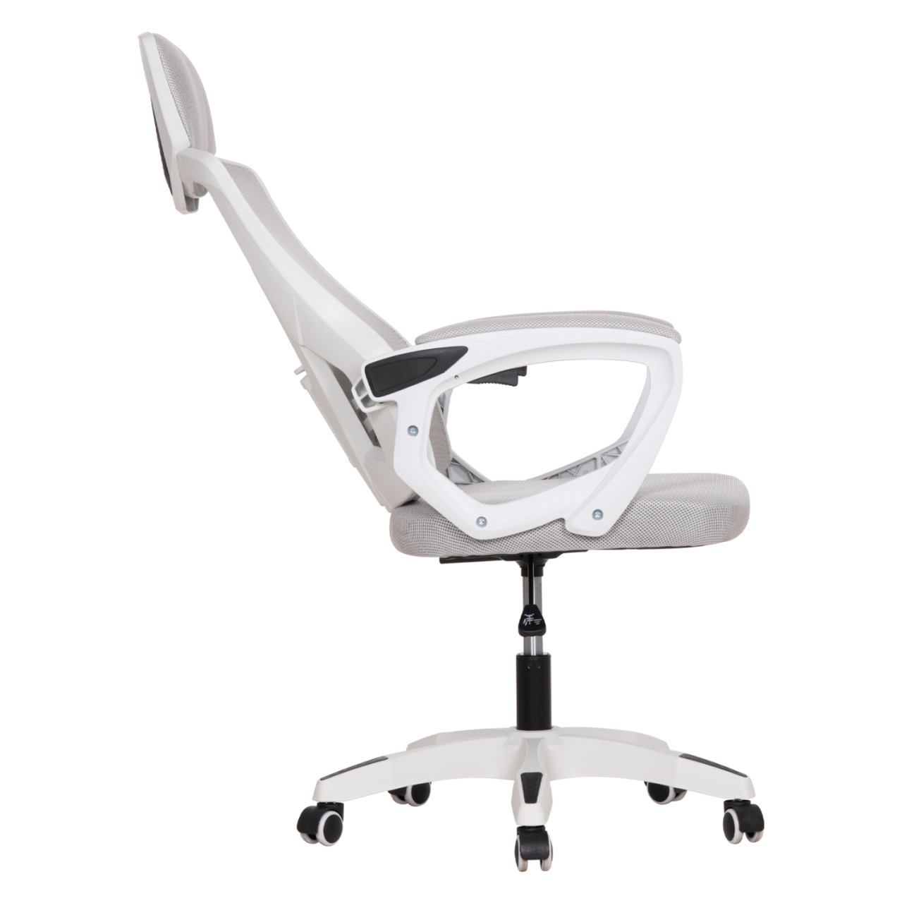 OFFICE CHAIR SALAS HM1223.02 P.P. IN WHITE--MESH FABRIC IN LIGHT GREY 57x71x110-120Hcm. [4]