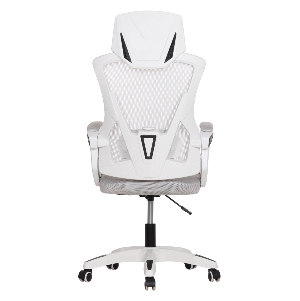 OFFICE CHAIR SALAS HM1223.02 P.P. IN WHITE--MESH FABRIC IN LIGHT GREY 57x71x110-120Hcm. [6]