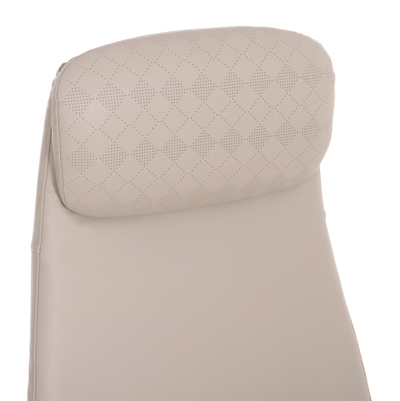 OFFICE CHAIR SONTY HM18354.10 GREY PU LEATHER--CHROMED BASE 64x68x125Hcm. [7]