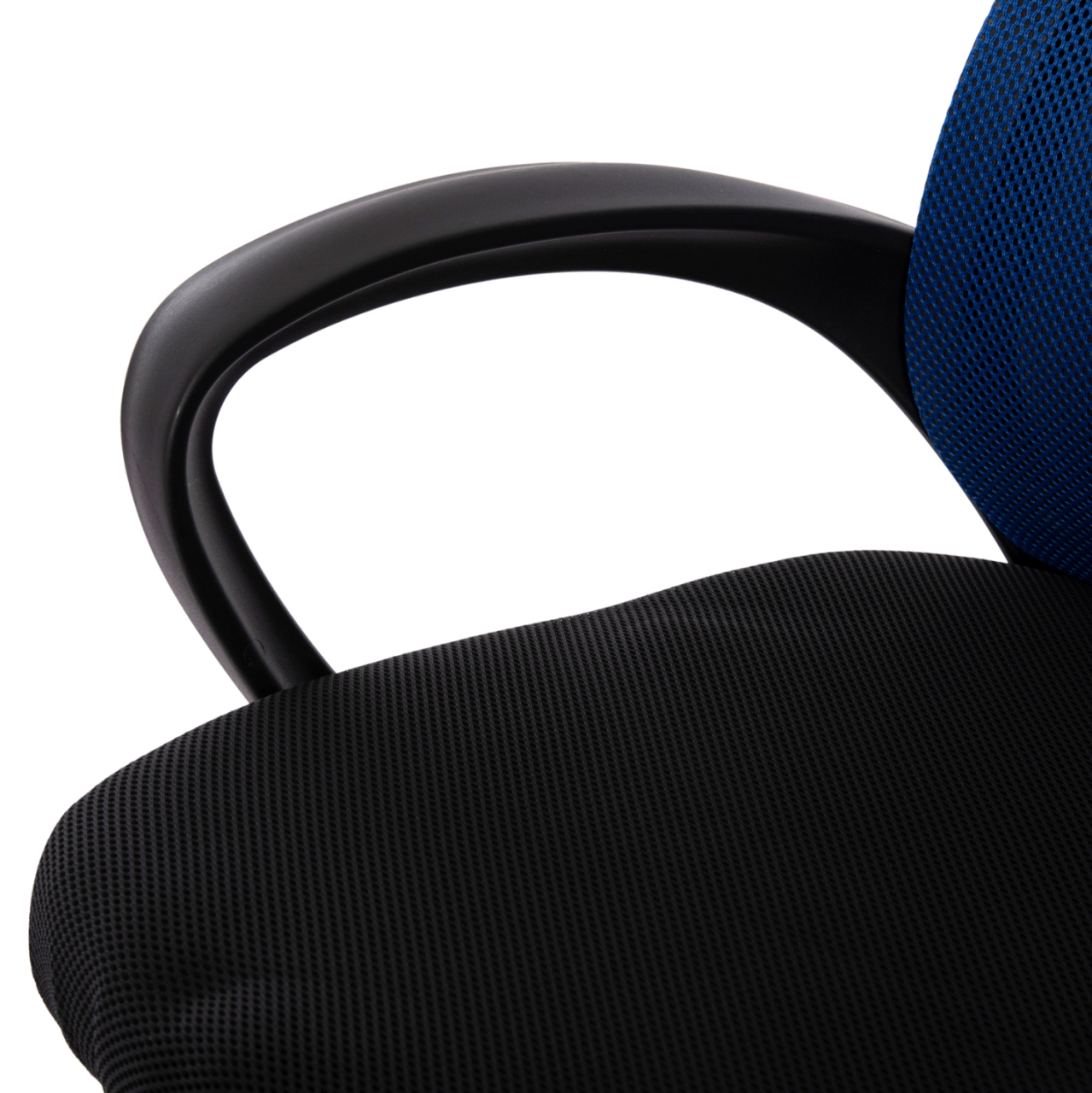 OFFICE CHAIR TRAIL2 HM1193.36 BLUE and BLACK MESH FABRIC-CHROME BASE 61x61x116Hcm. [9]