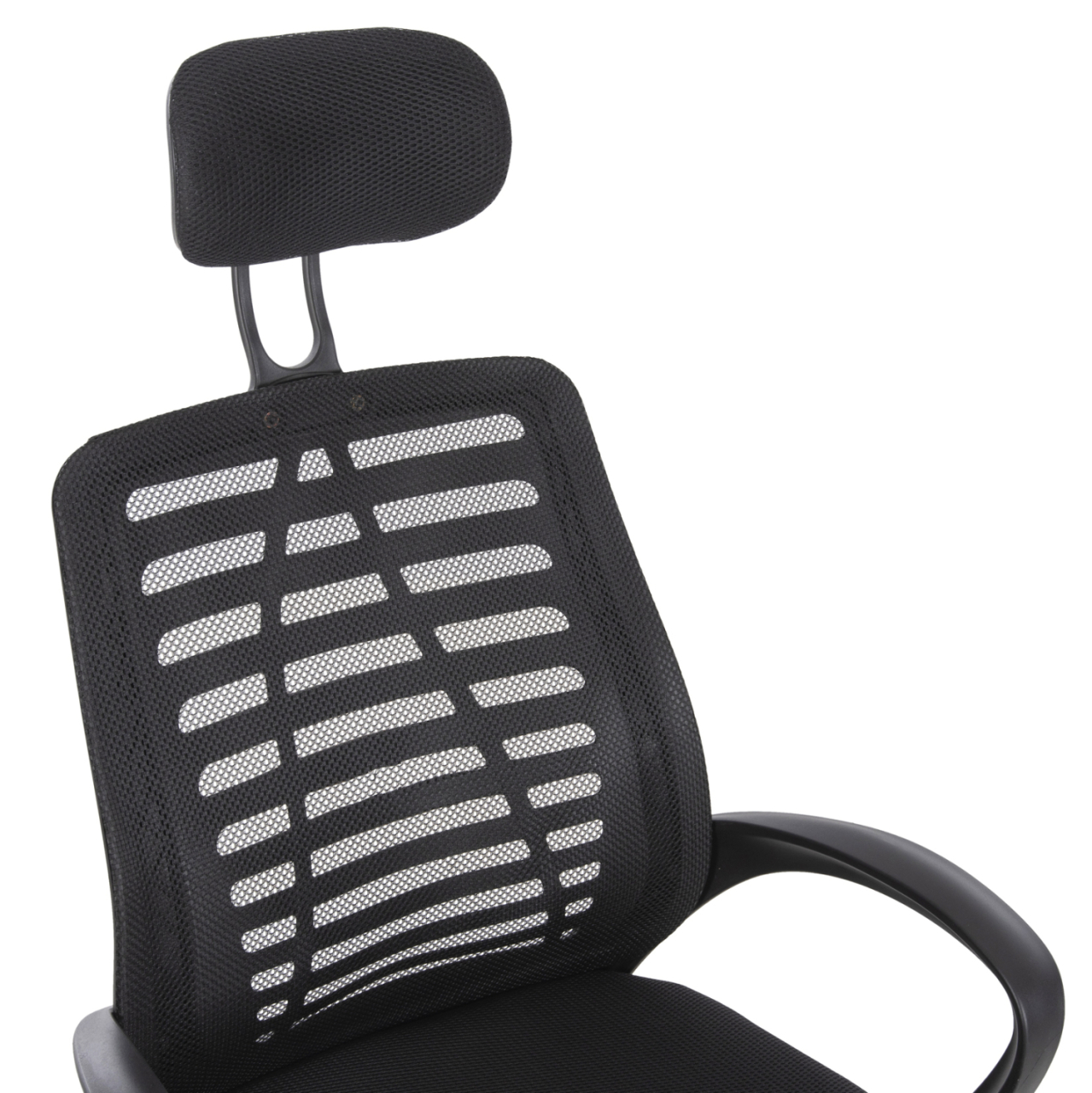 OFFICE CHAIR TRAIL2 HM1193 BLACK MESH-CHROMED METAL LEG 62x59x120Hcm. [7]
