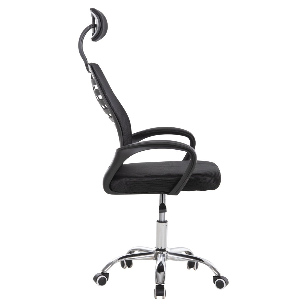 OFFICE CHAIR TRAIL2 HM1193 BLACK MESH-CHROMED METAL LEG 62x59x120Hcm. [4]