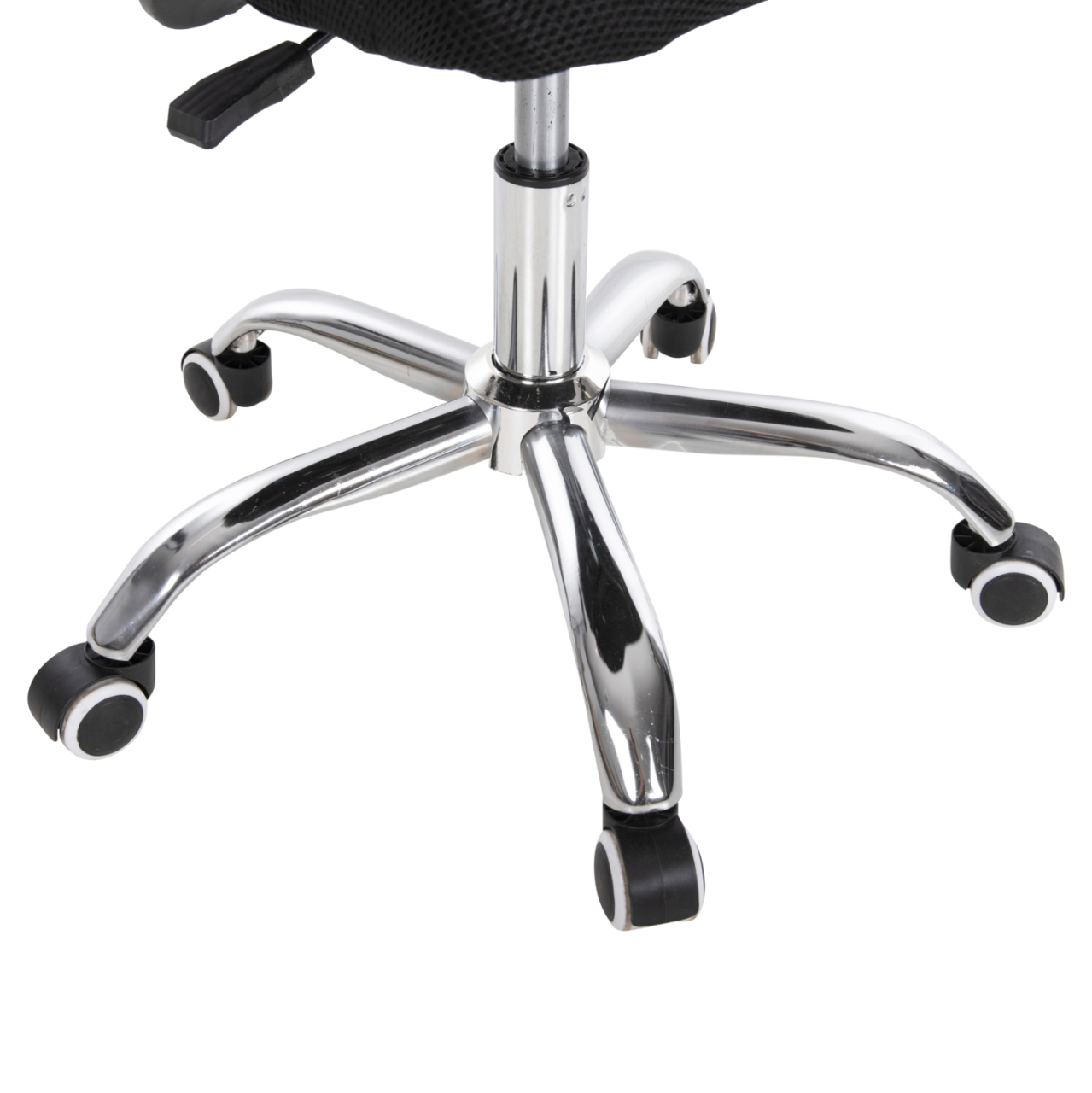 OFFICE CHAIR TRAIL2 HM1193 BLACK MESH-CHROMED METAL LEG 62x59x120Hcm. [10]