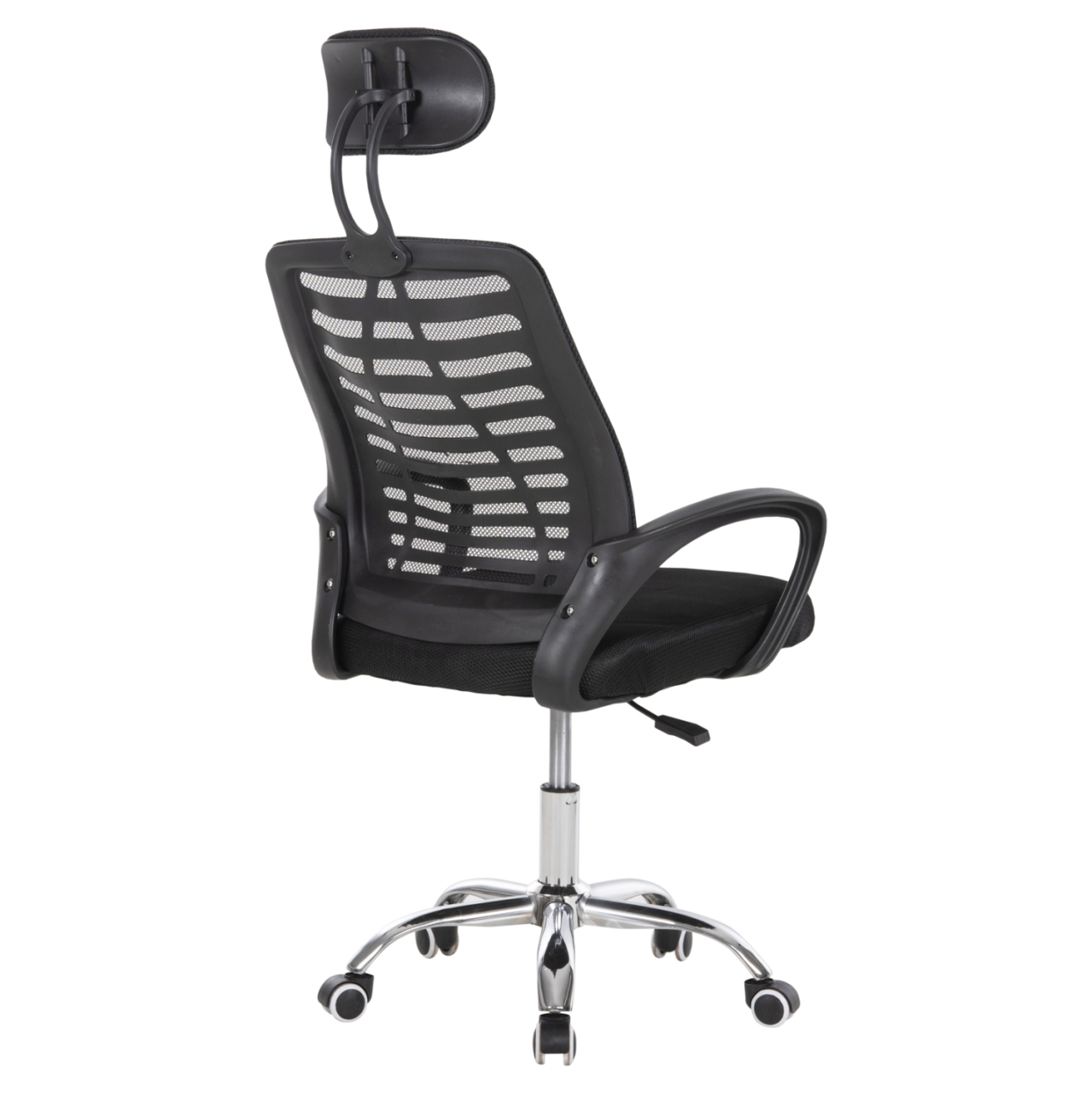 OFFICE CHAIR TRAIL2 HM1193 BLACK MESH-CHROMED METAL LEG 62x59x120Hcm. [5]