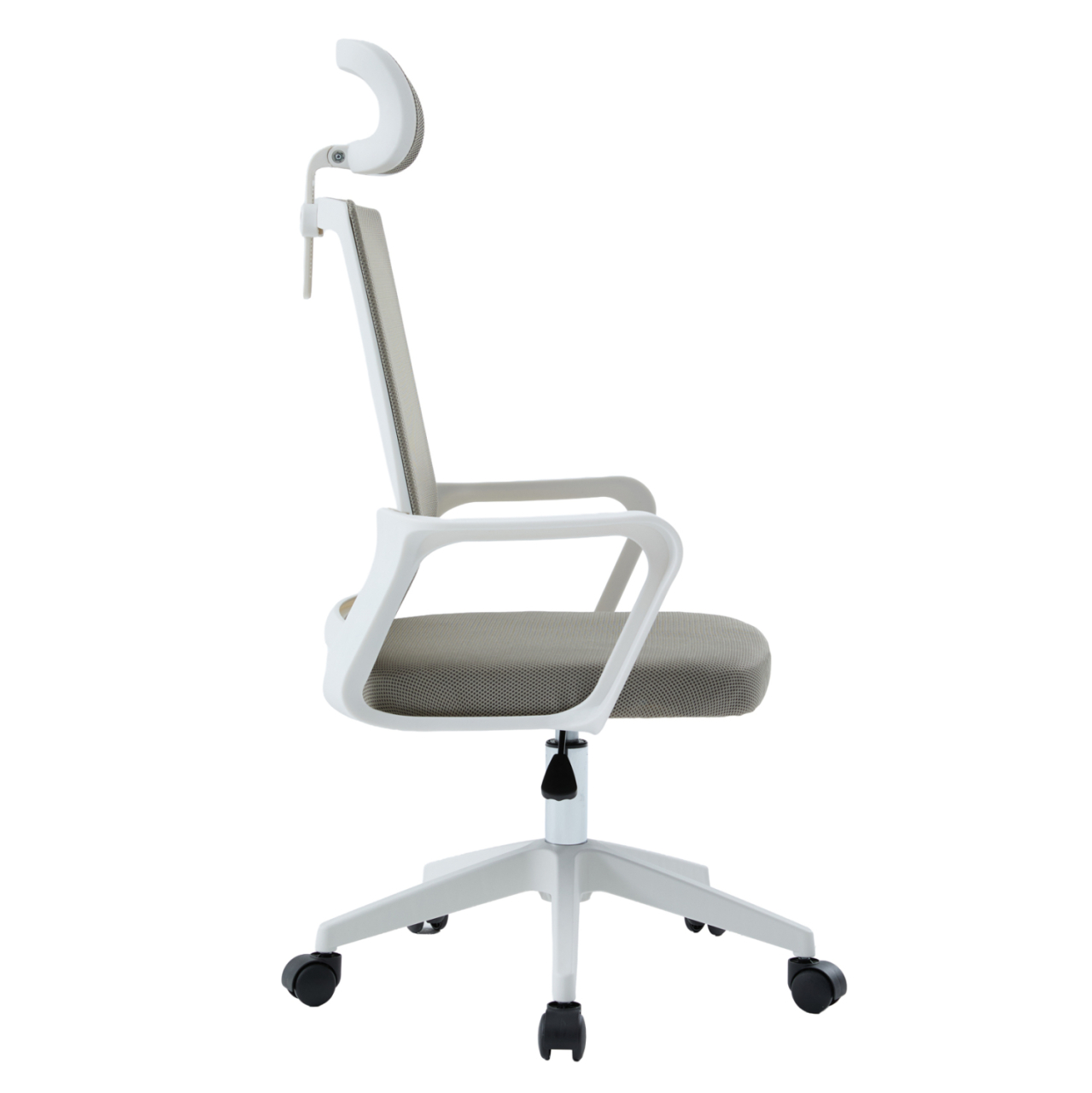 OFFICE CHAIR VELOCITY HM1229.02 WHITE PP--LIGHT GREY MESH FABRIC 60x62x123Hcm. [4]