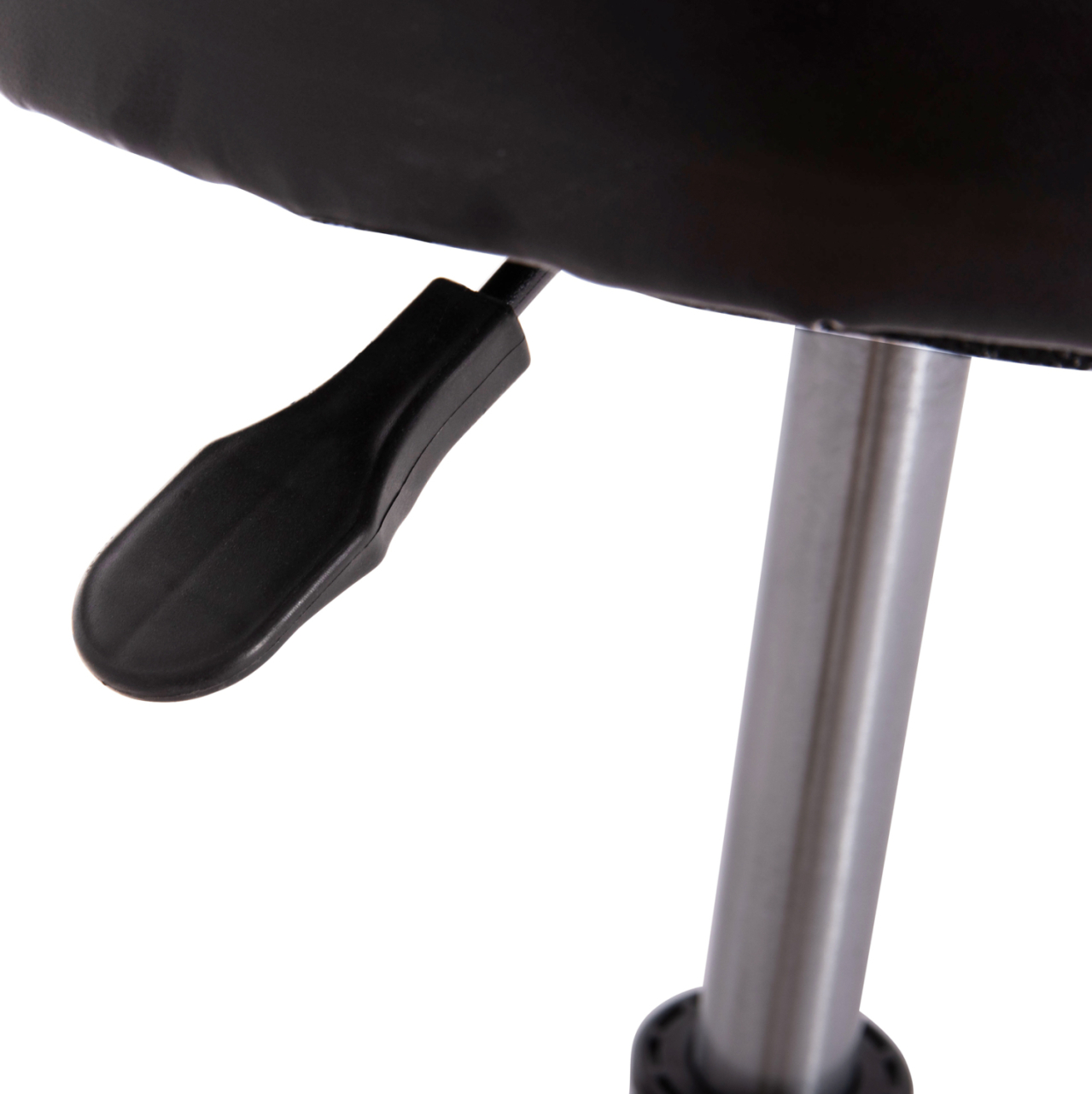 OFFICE DESIGNER'S SWIVEL STOOL IRIS HM212.21 BLACK PU Φ32x45-60Hcm. [8]