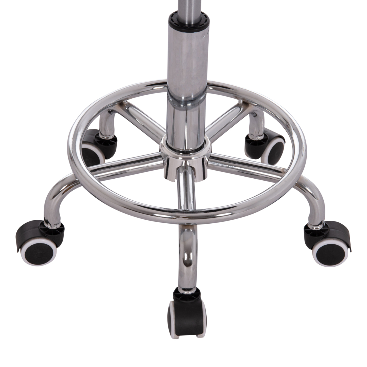 OFFICE DESIGNER'S SWIVEL STOOL IRIS HM212.21 BLACK PU Φ32x45-60Hcm. [9]