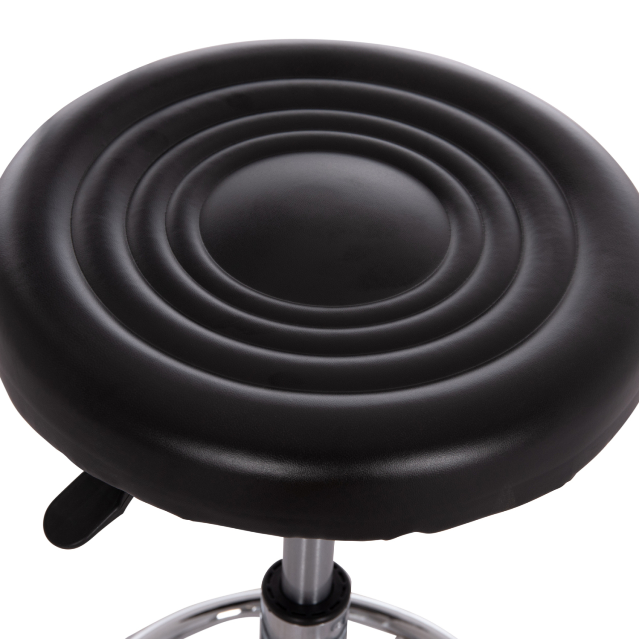 OFFICE DESIGNER'S SWIVEL STOOL IRIS HM212.21 BLACK PU Φ32x45-60Hcm. [7]