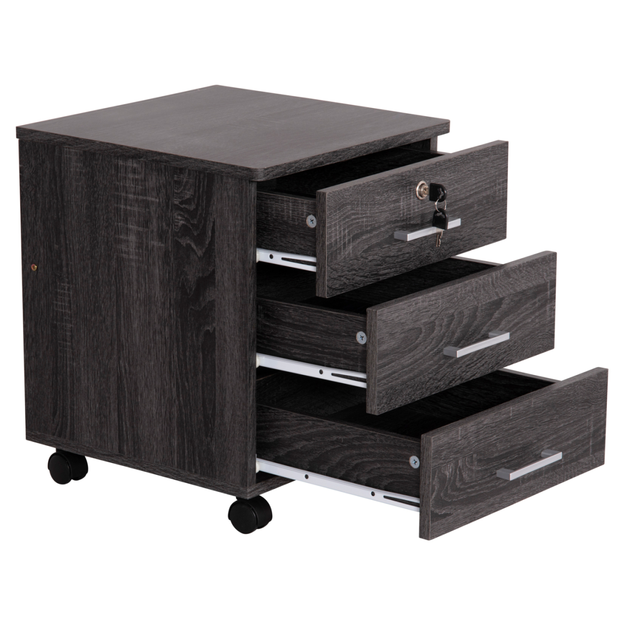 OFFICE DRAWER HAYDEN HM2282.01 MELAMINE IN GREY COLOR 39.5x40x46.5Hcm. [5]