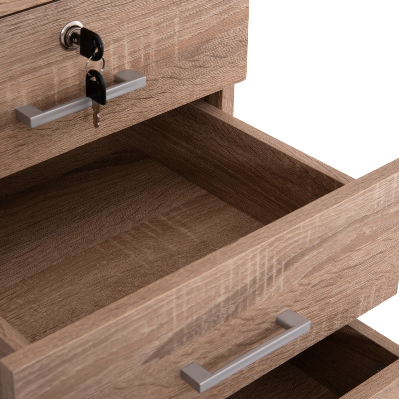 OFFICE DRAWER HAYDEN HM2282.02 MELAMINE IN SONAMA COLOR 39.5x40x46.5Hcm. [6]