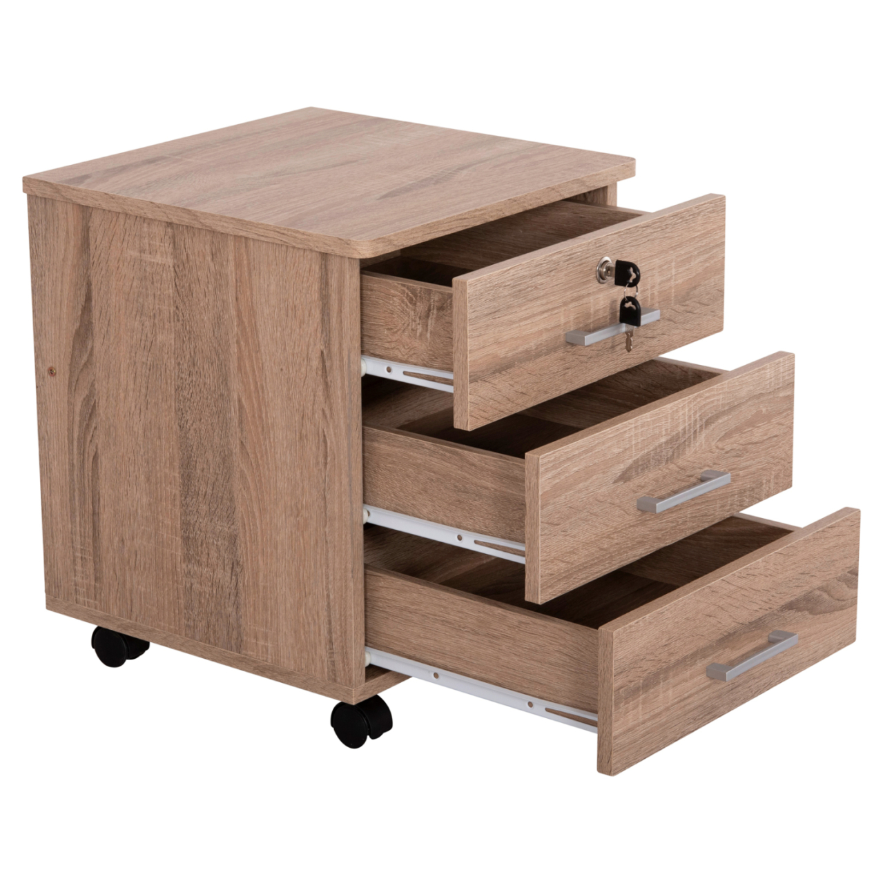 OFFICE DRAWER HAYDEN HM2282.02 MELAMINE IN SONAMA COLOR 39.5x40x46.5Hcm. [5]