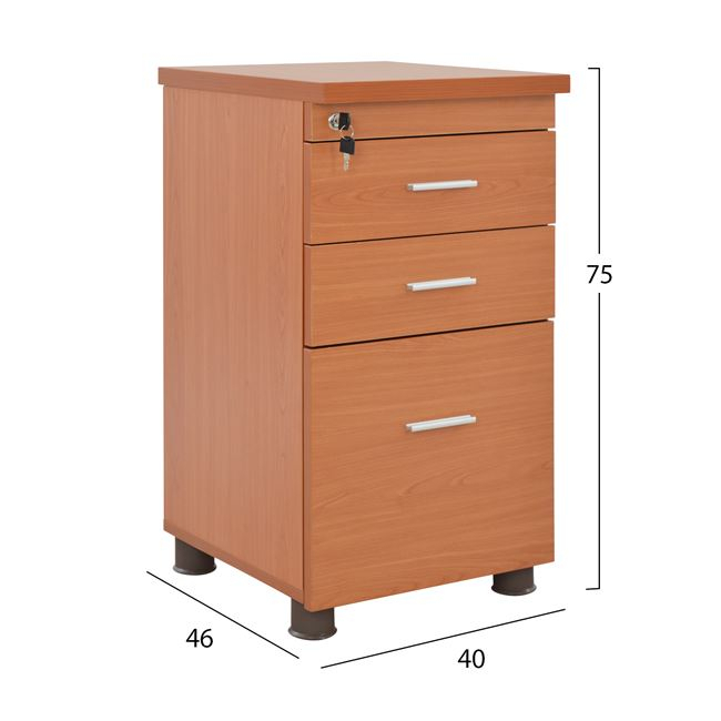 Office professional drawer in cherry color HM2049.13 40x52x60 cm. [2]