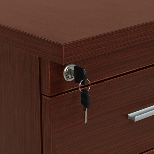 Office professional drawer in wenge color HM2049.12 40x52x60 cm. [6]
