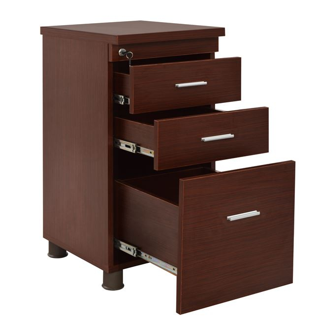 Office professional drawer in wenge color HM2049.12 40x52x60 cm. [4]