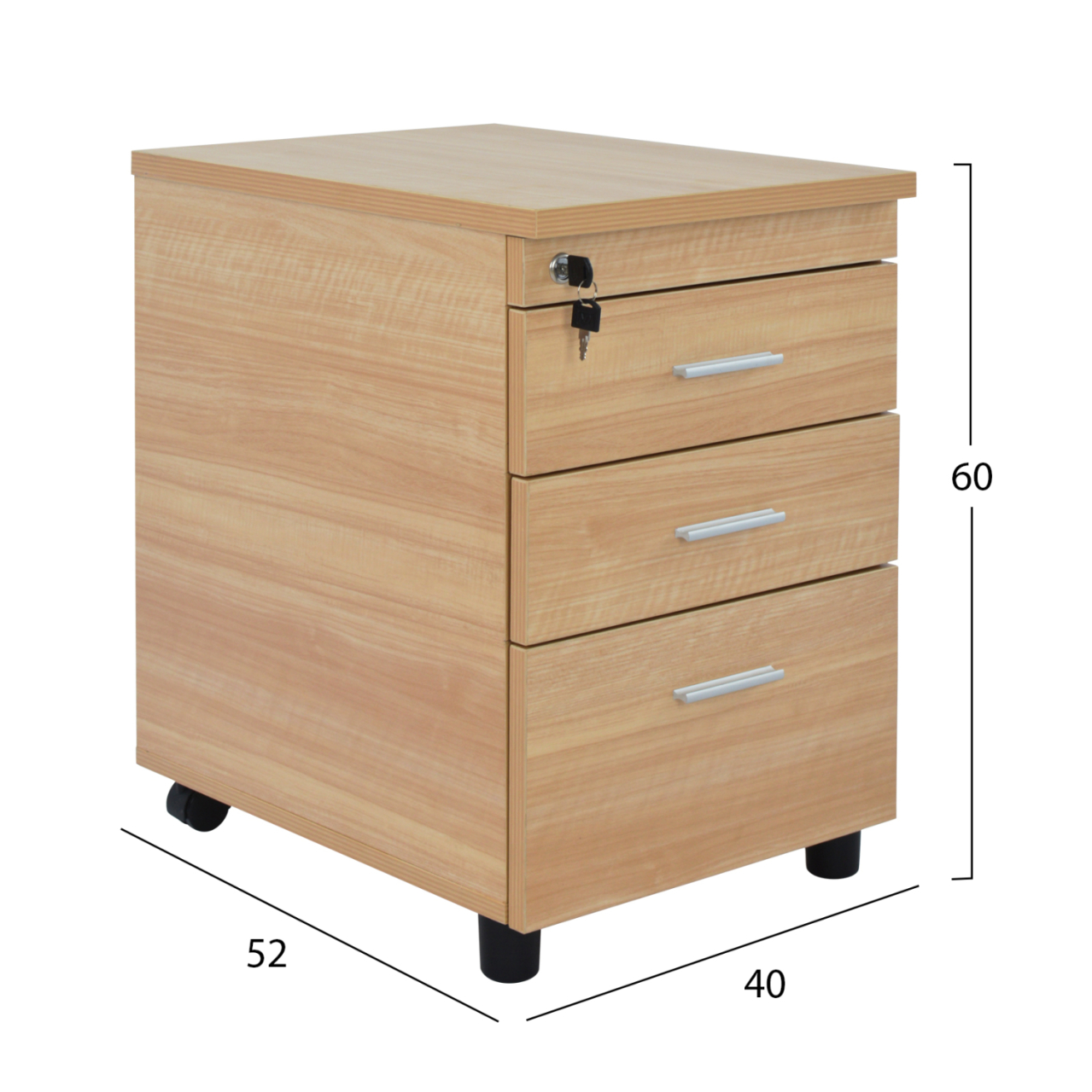 Office set 2 pieces in oak color HM10211.01 [3]
