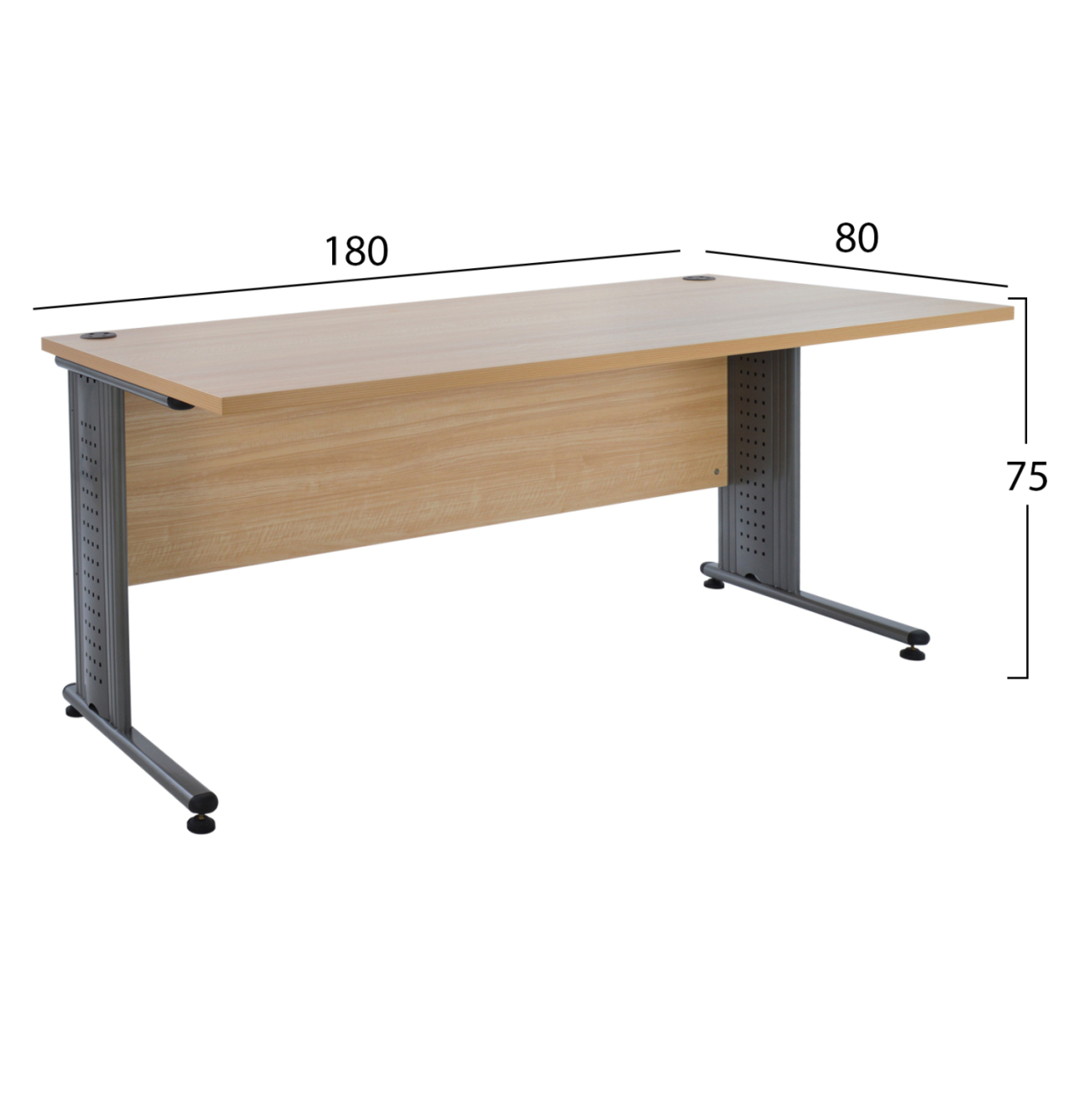 Office set 2 pieces in oak color HM10211.01 [2]