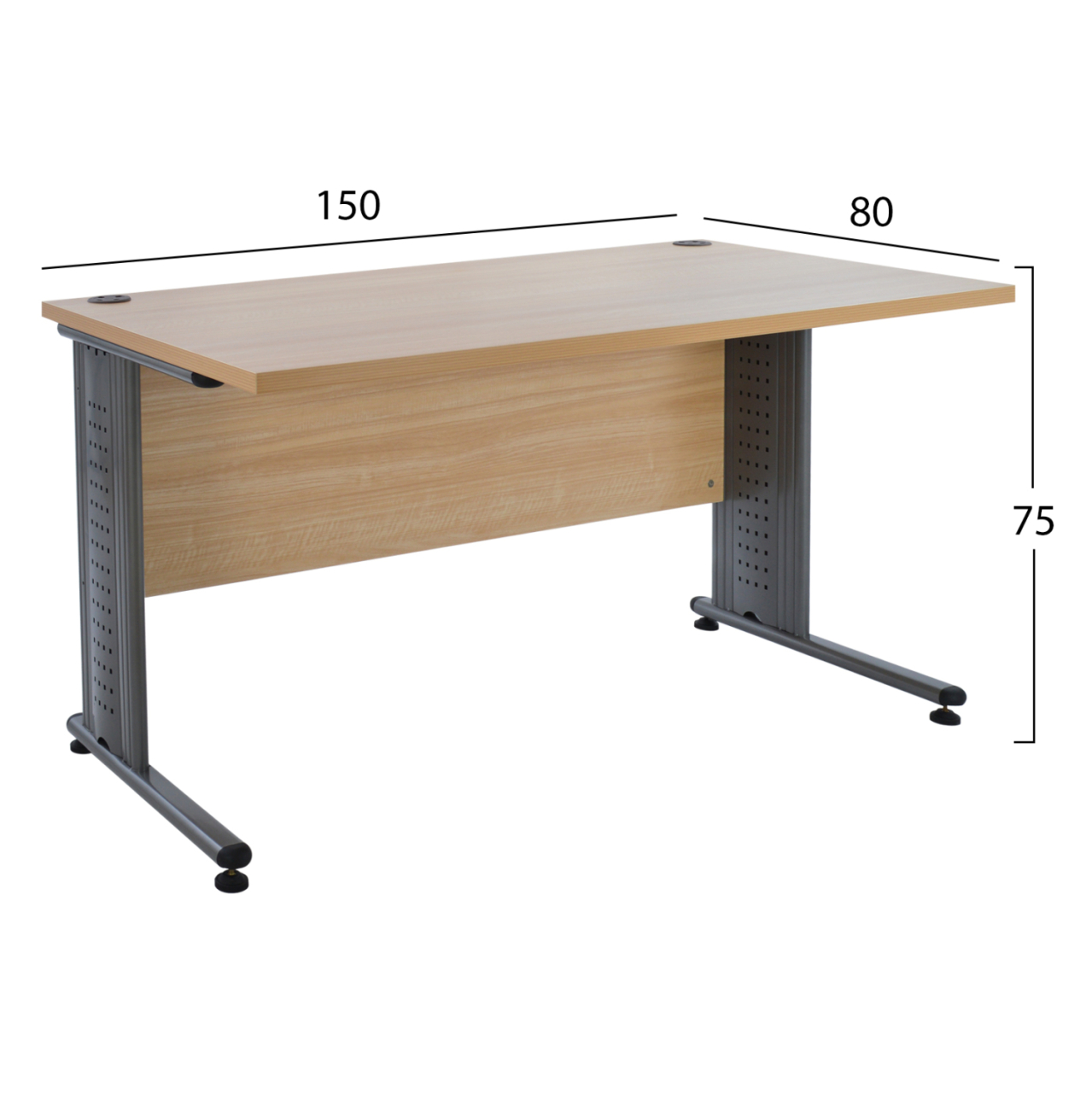 Office set 2 pieces oak color HM10214.01 [2]
