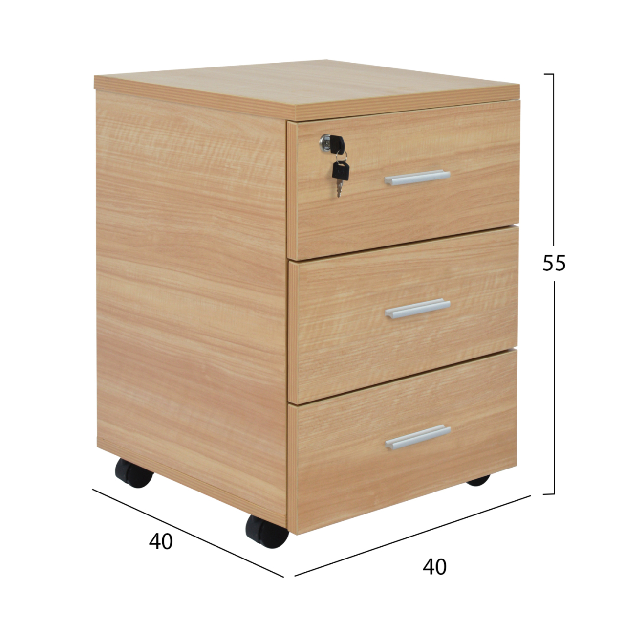 Office set 2 pieces oak color HM10215.11 [3]