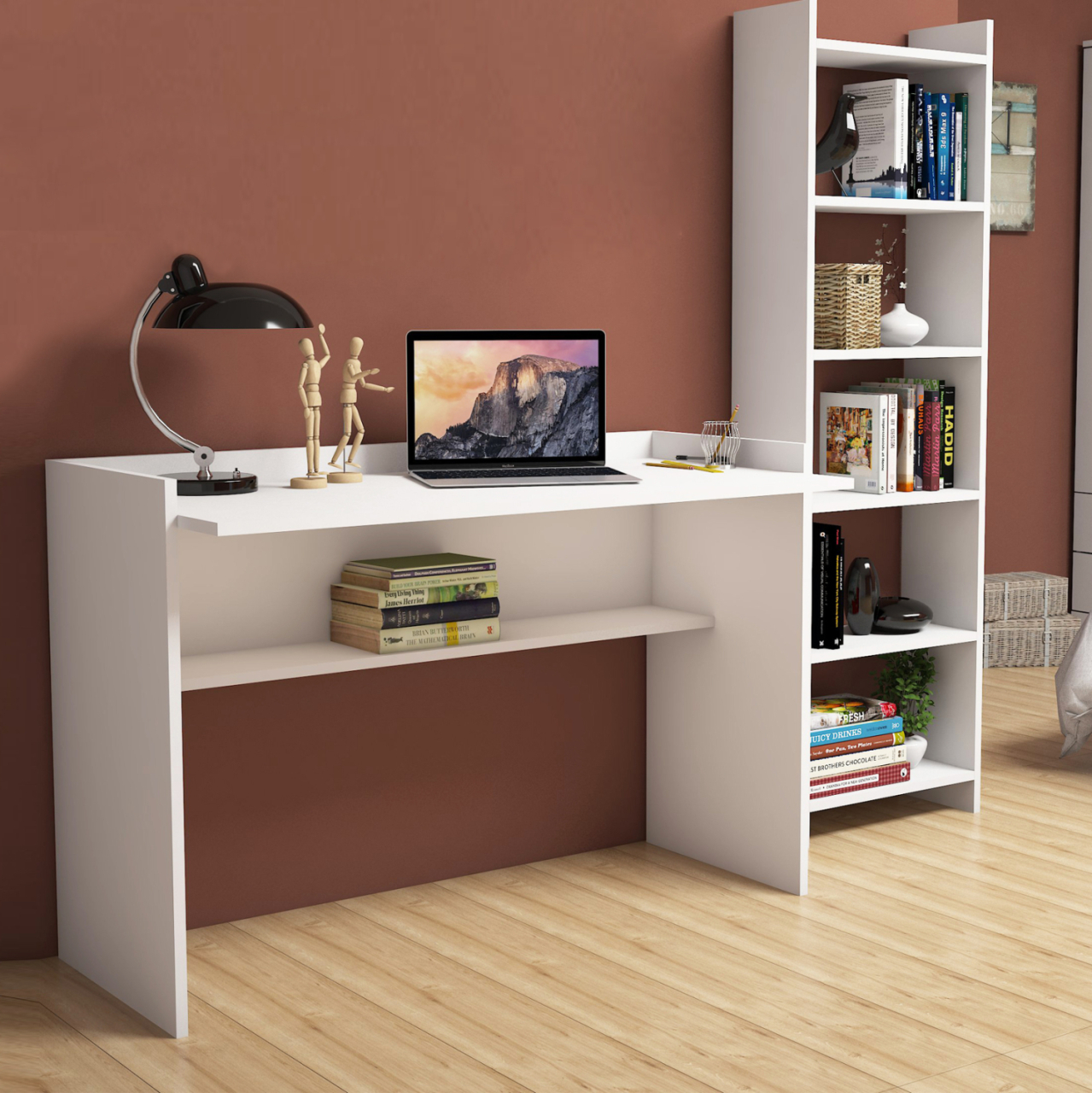 OFFICE SET 2PCS HM11774.11 WHITE MELAMINE [2]