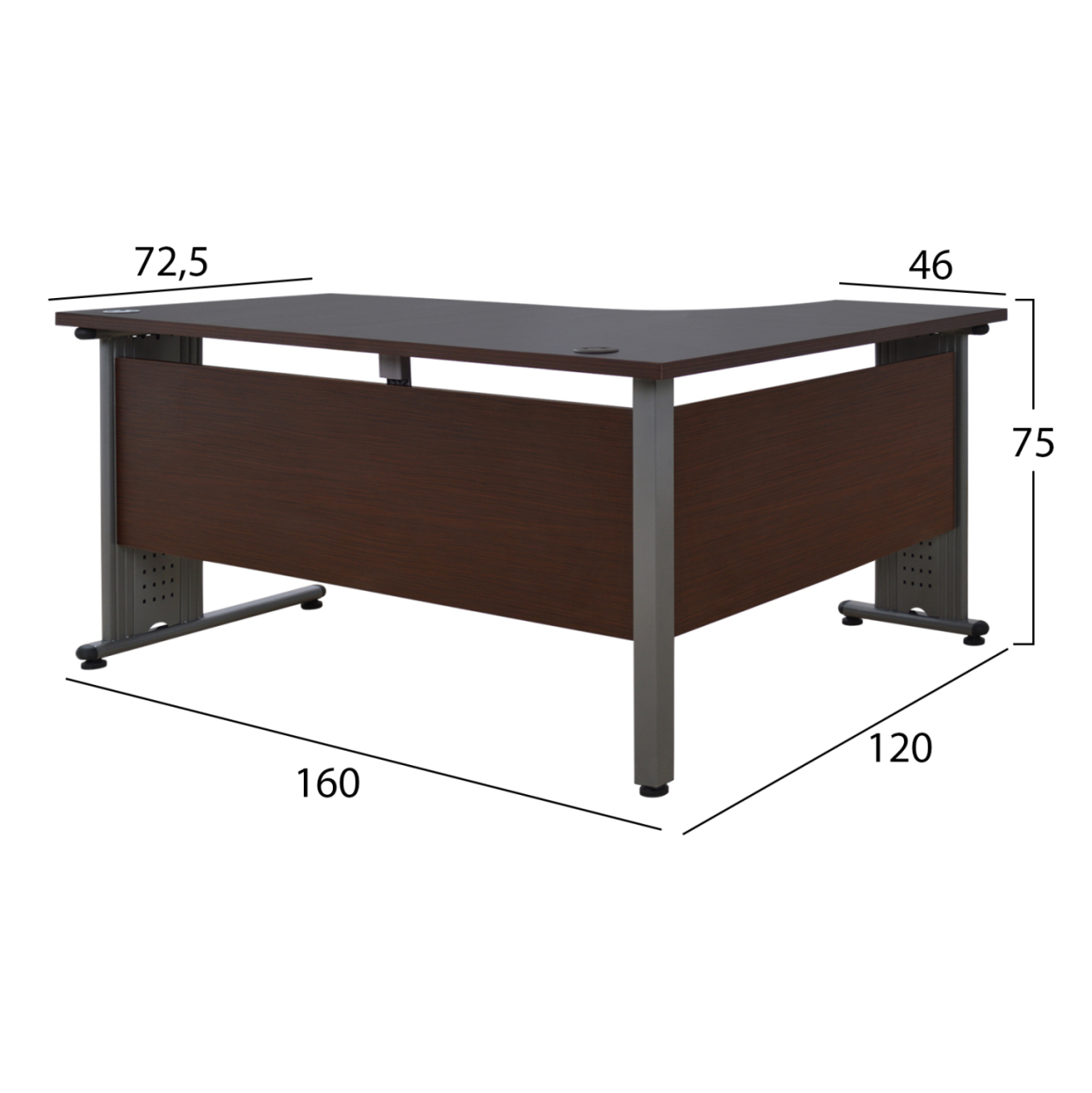 Office set 2pieces in wenge color HM10206.02L [2]