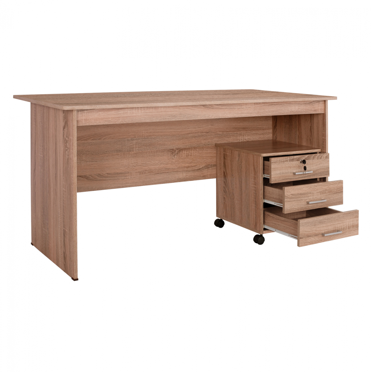 Office set 2pieces Office and Cabinet Sonama color HM10337.02 [4]