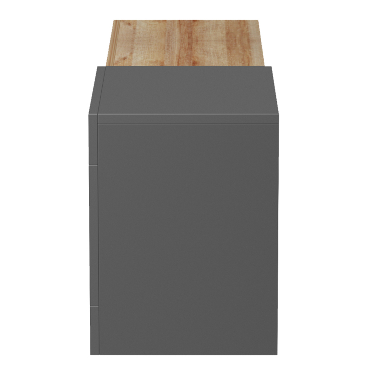 ON-WALL TV FURNITURE ESSENZA HM18372.13 MELAMINE IN OAK/GREY 150x29.6x38.6Hcm. [5]