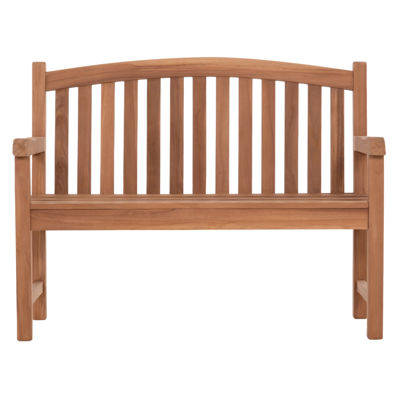 OUTDOOR 2-SEATER BENCH ELENA HM6651 TEAK WOOD--NATURAL COLOR 120x60x95Hcm. [3]