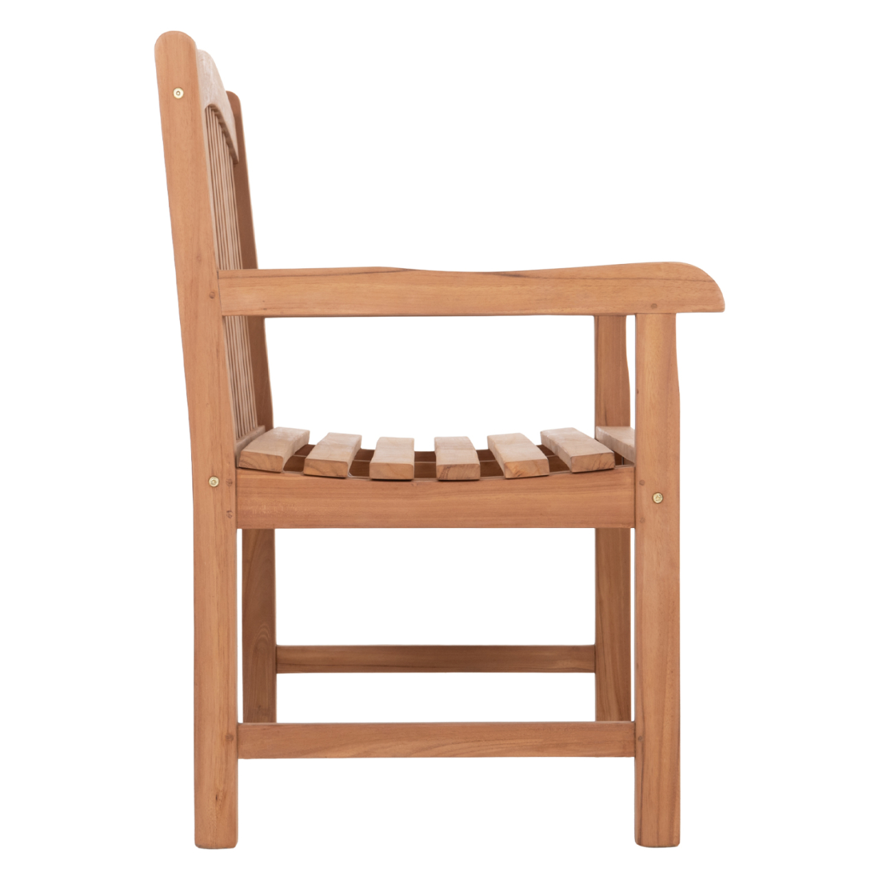 OUTDOOR 2-SEATER BENCH ELENA HM6651 TEAK WOOD--NATURAL COLOR 120x60x95Hcm. [4]