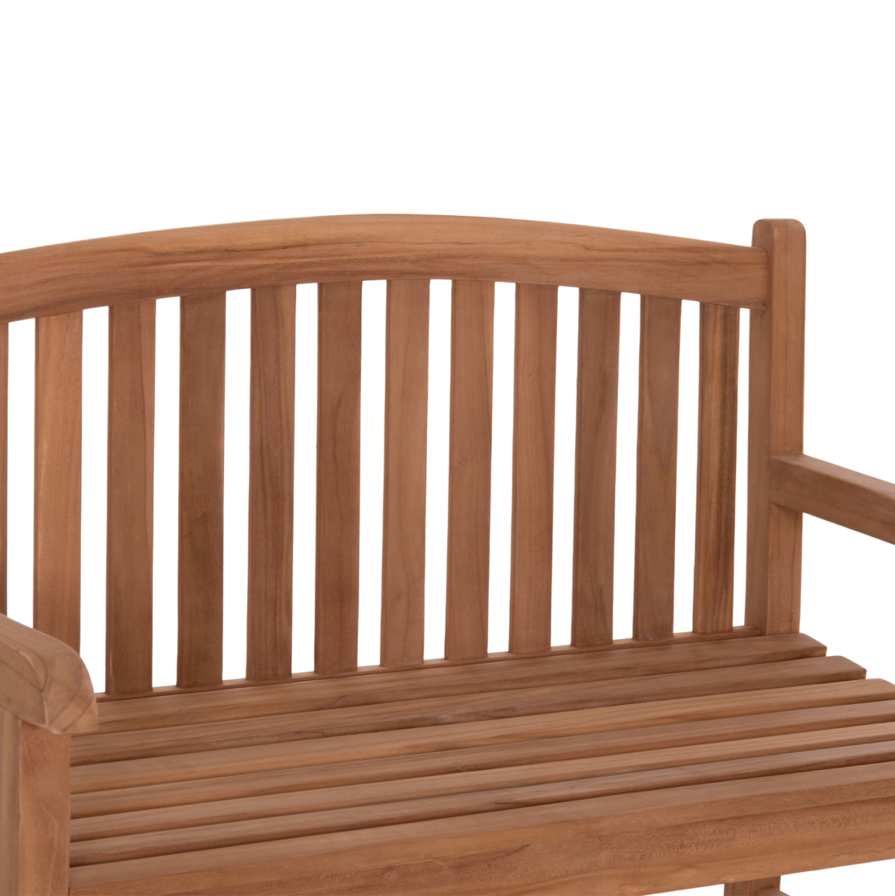 OUTDOOR 2-SEATER BENCH ELENA HM6651 TEAK WOOD--NATURAL COLOR 120x60x95Hcm. [7]