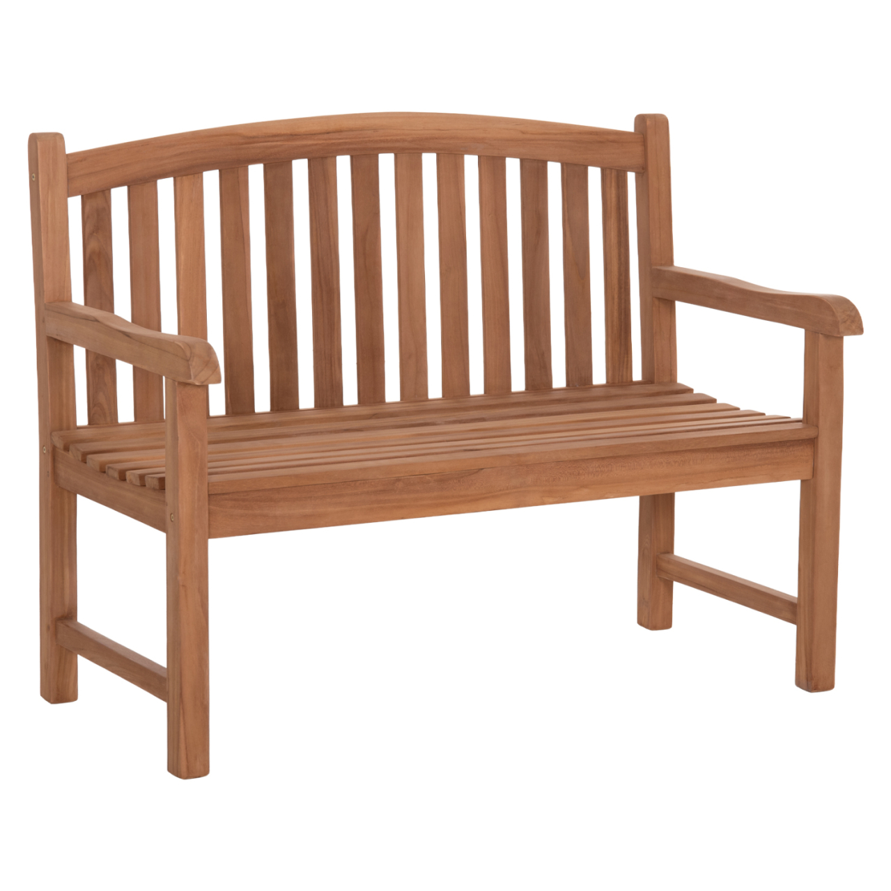 OUTDOOR 2-SEATER BENCH ELENA HM6651 TEAK WOOD--NATURAL COLOR 120x60x95Hcm. [1]